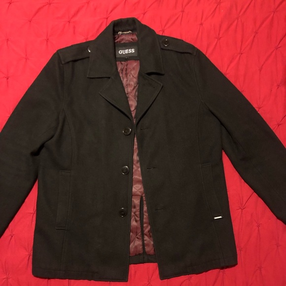 Guess wool mix men’s jacket with great lining - Picture 2 of 4